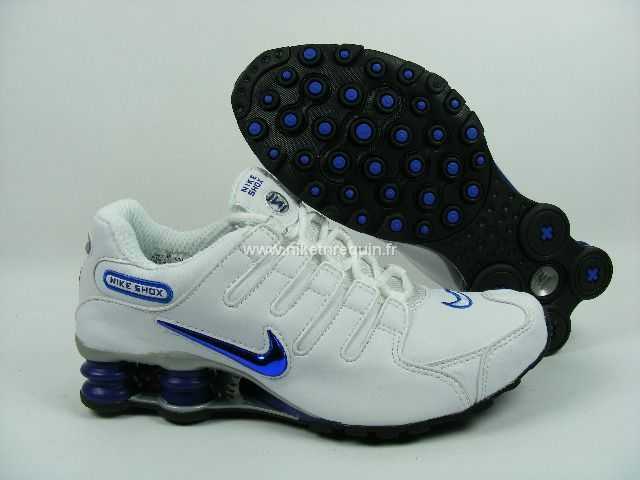 Arrial Nouvelle Nike Shox Nz 3013 Blanc Marine